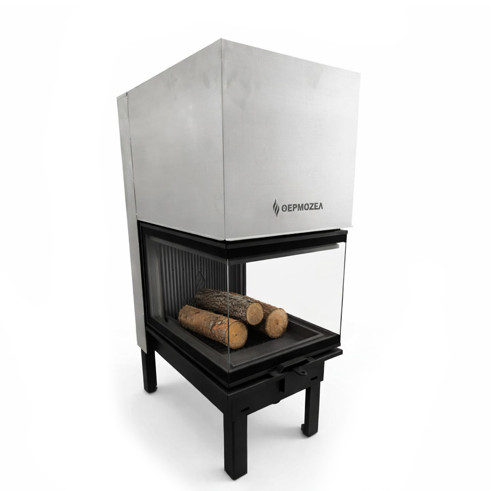 Recuperador de Calor a Lenha 16 kW Ar Quente Thermozel AERO U