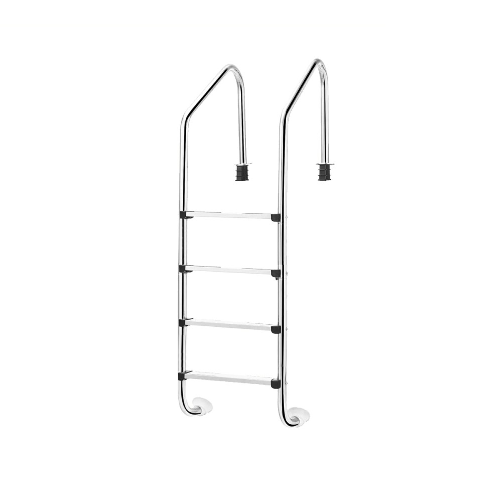 Escada para Piscina com 4 Degraus Aço Inoxidável 316