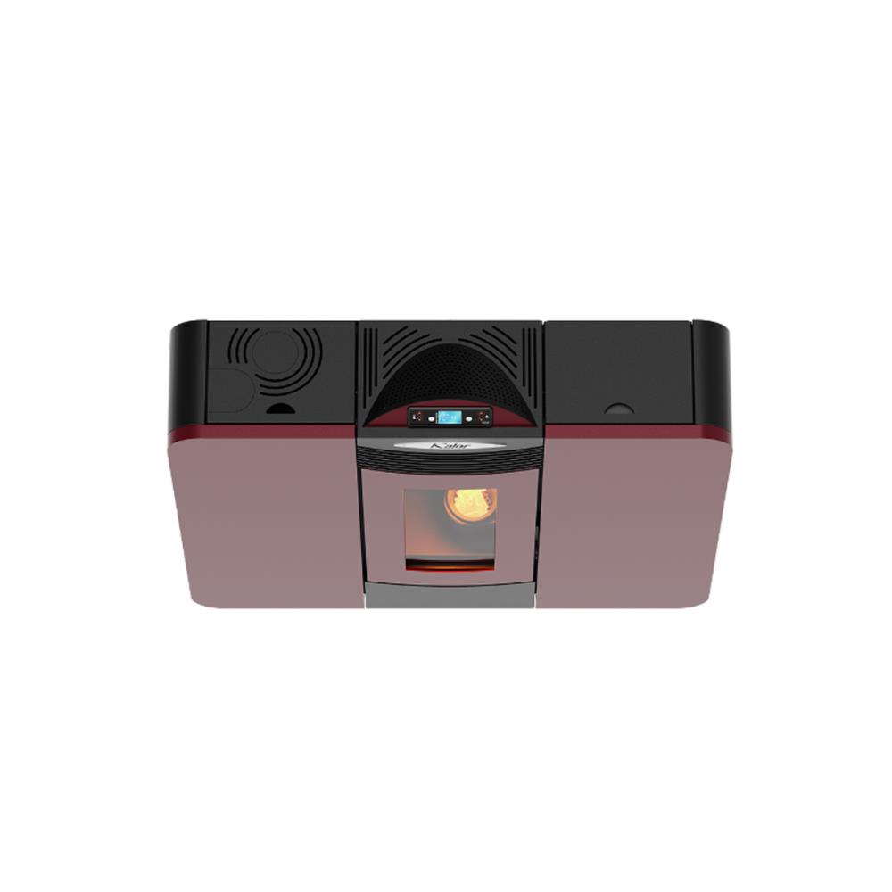 Salamandra a Pellets 16kw Kalor Quadra Idro 16 Branca para aquecimento central