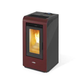 Salamandra a Pellets 16kW Ar Ventilado e Canalizável Kalor Cayenne Bordeaux