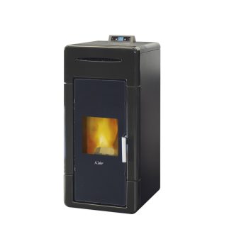 Termoestufa Kalor Idro Nadia 24kw - Preta P/ Aquecimento Central