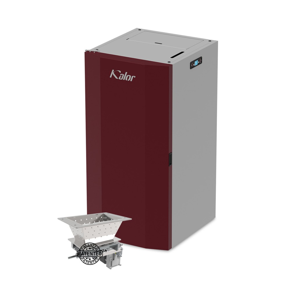 Caldeira a Pellet 20kW Kalor Idro Compacta c/ Limpeza de Queimador Automático