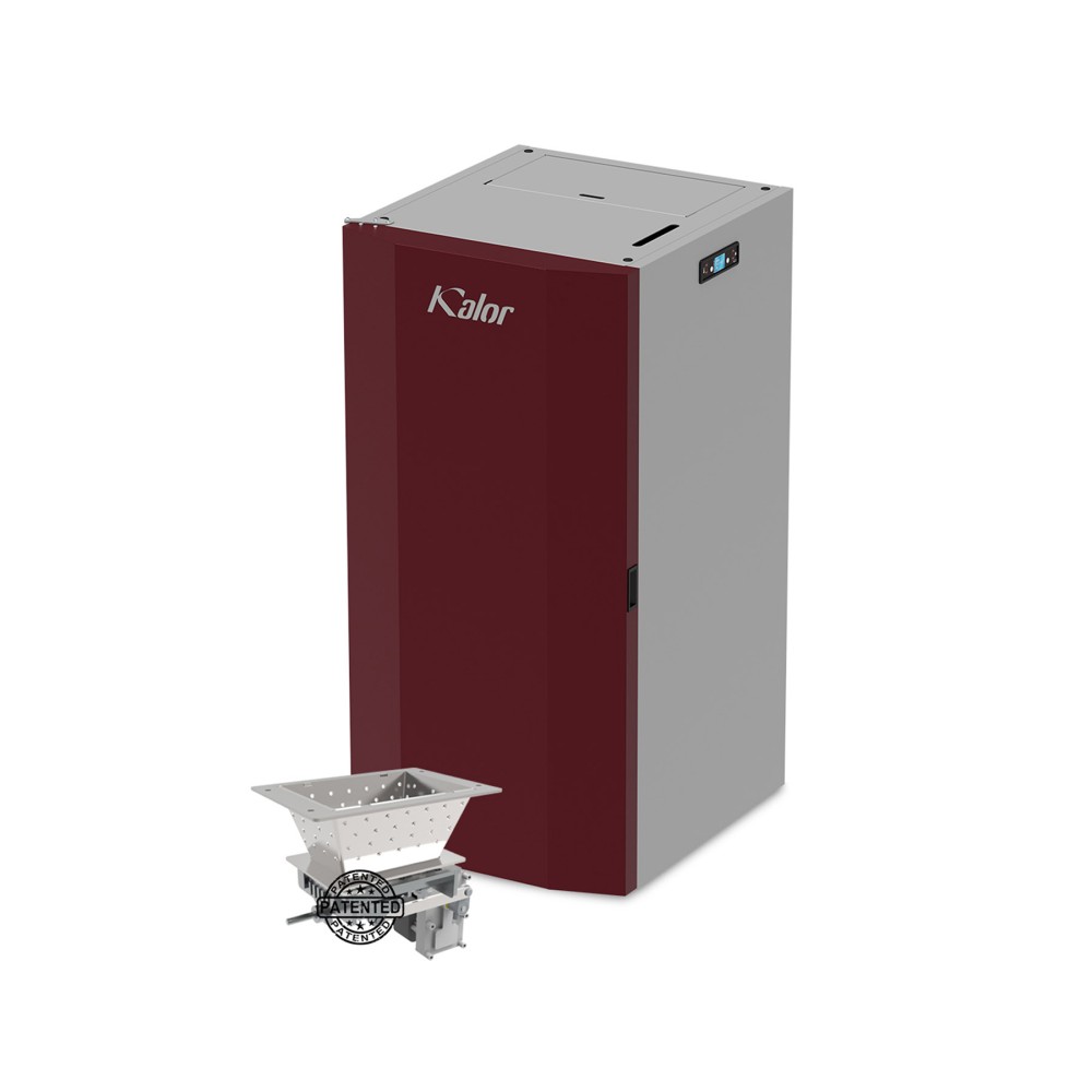 Caldeira a Pellet 16kW Kalor Idro Compacta c/ Limpeza de Queimador Automático