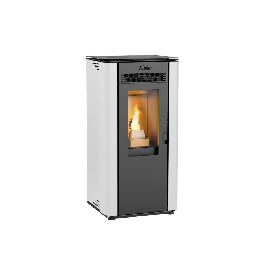 Salamandra a pellet Kalor Air Perfecta Lara 12C Branco