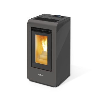 Salamandra a Pellets 16kW Ar Ventilado e Canalizável Kalor Cayenne Grigio