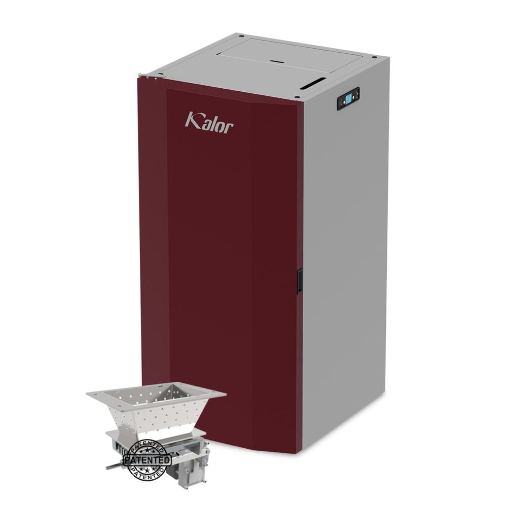 Caldeira a Pellet 34kW Kalor Idro Compacta c/ Limpeza de Queimador Automático