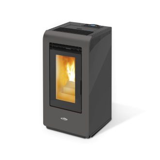 Salamandra a Pellets 16kW Ar Ventilado Kalor Cayenne Grigio