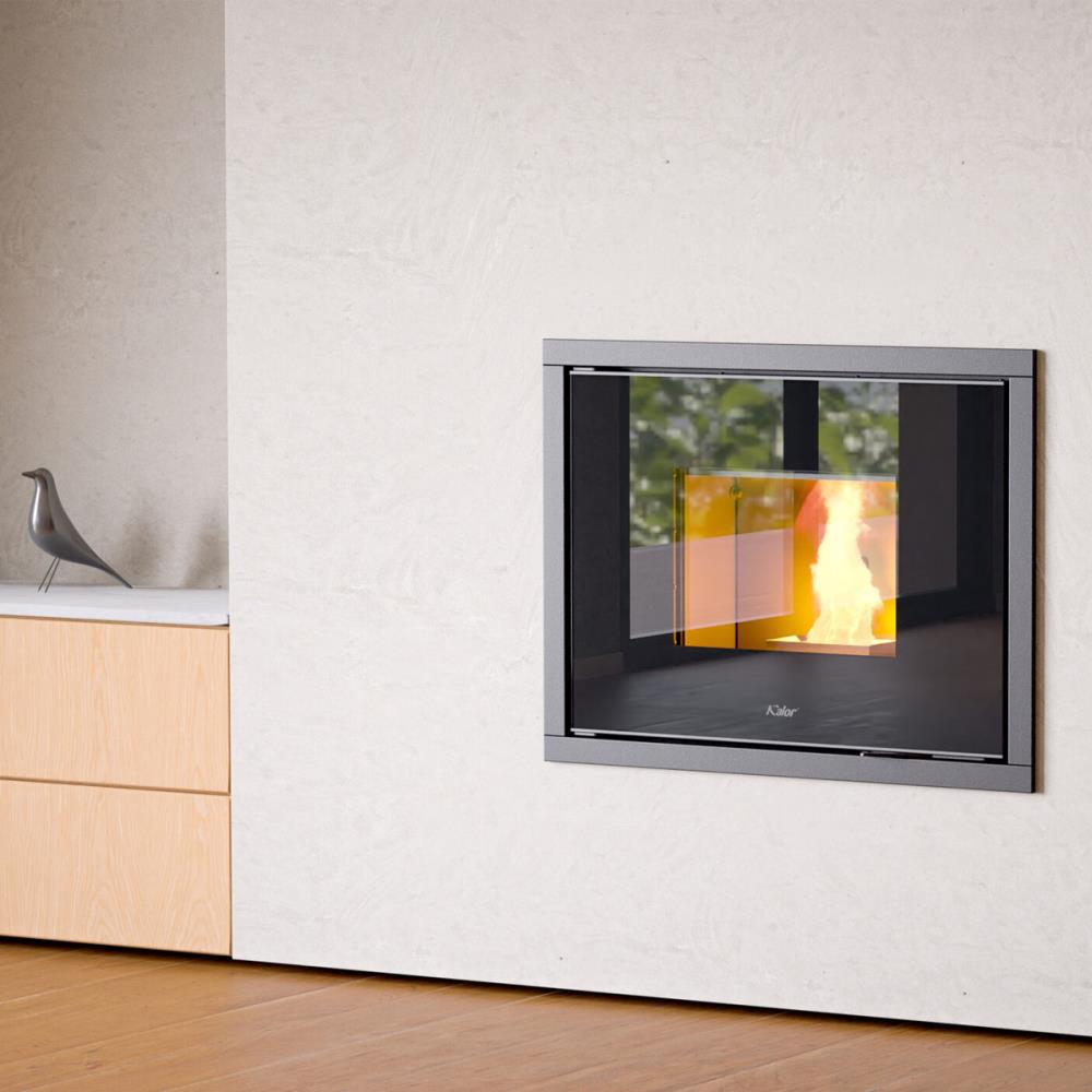 Recuperador a pellet Idro 17kw Kalor Focus Cloe