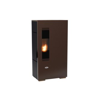 Salamandra a Pellet  5kw Ar Ventilado Kalor Mini 5s Ferrugem