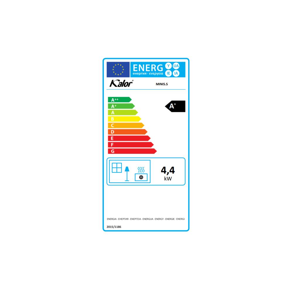 Salamandra a Pellet 5kw Ar Ventilado Kalor Mini 5s Ferrugem