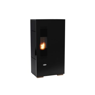 Salamandra a Pellet  5kw Ar Ventilado Kalor Mini 5s Preta