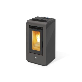 Salamandra a Pellets 7kW Ar Ventilado Kalor Cayenne Grigio