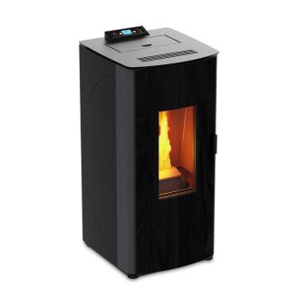 Termoestufa Kalor Estufa Idro Nux Francesca 17 DD  Grigio p/ Aquecimento Central