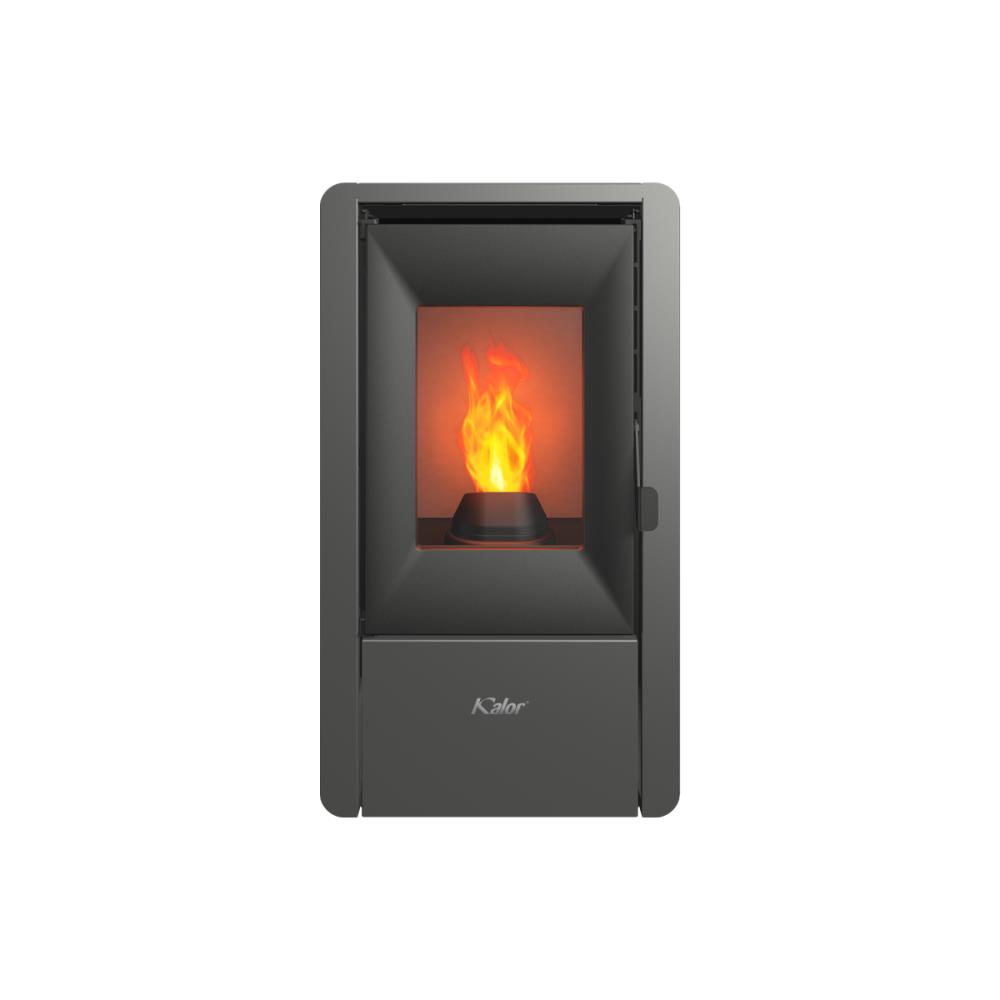 Salamandra a Pellet 7kW Kalor Smart Cinza