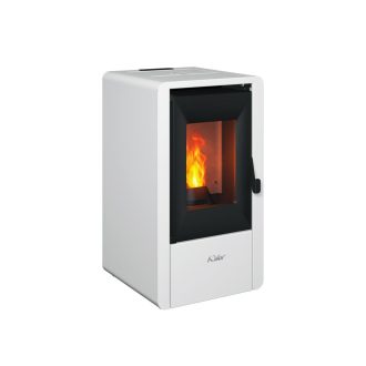 Salamandra a Pellet 7kW Kalor Smart Branco