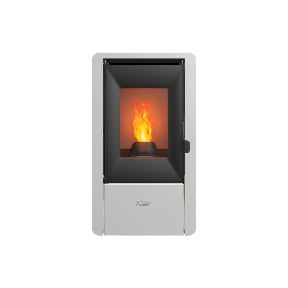 Salamandra a Pellet 7kW Kalor Smart Branco