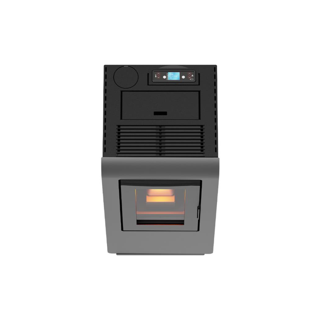 Salamandra a Pellets 7kW Ar Ventilado Kalor Cayenne Bordeaux