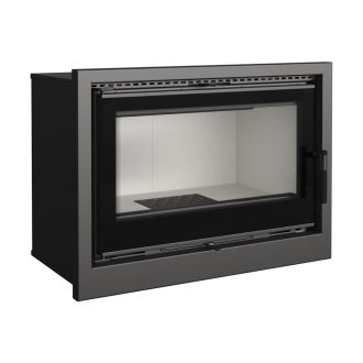Recuperador Lenha Ar Ventilado Kratki Arke 80 C/ Aro Ø200 12Kw