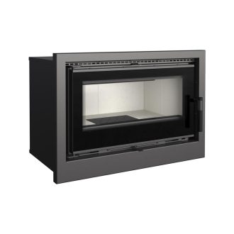 Recuperador Lenha Ar Ventilado Kratki Arke 70 C/ Aro Ø150 8Kw