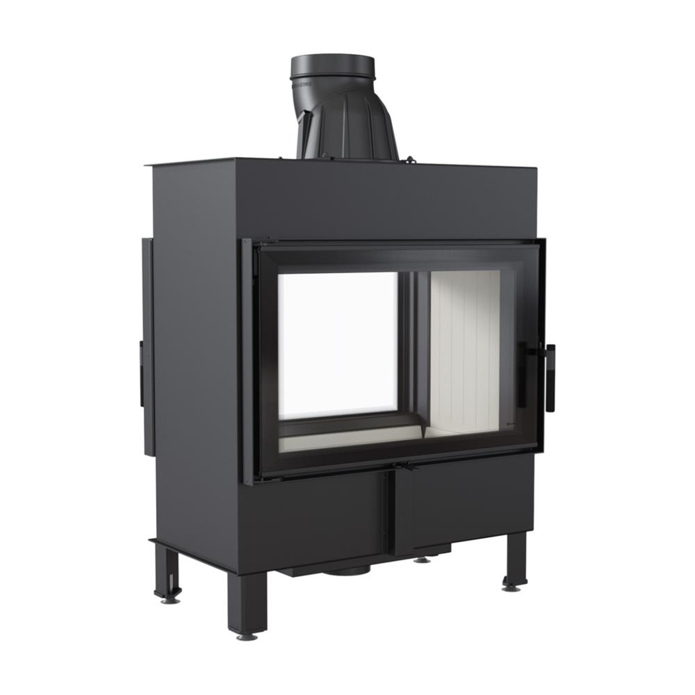 Recuperador Lenha Ar 14 Kw Kratki Lucy/14/T Dupla Face
