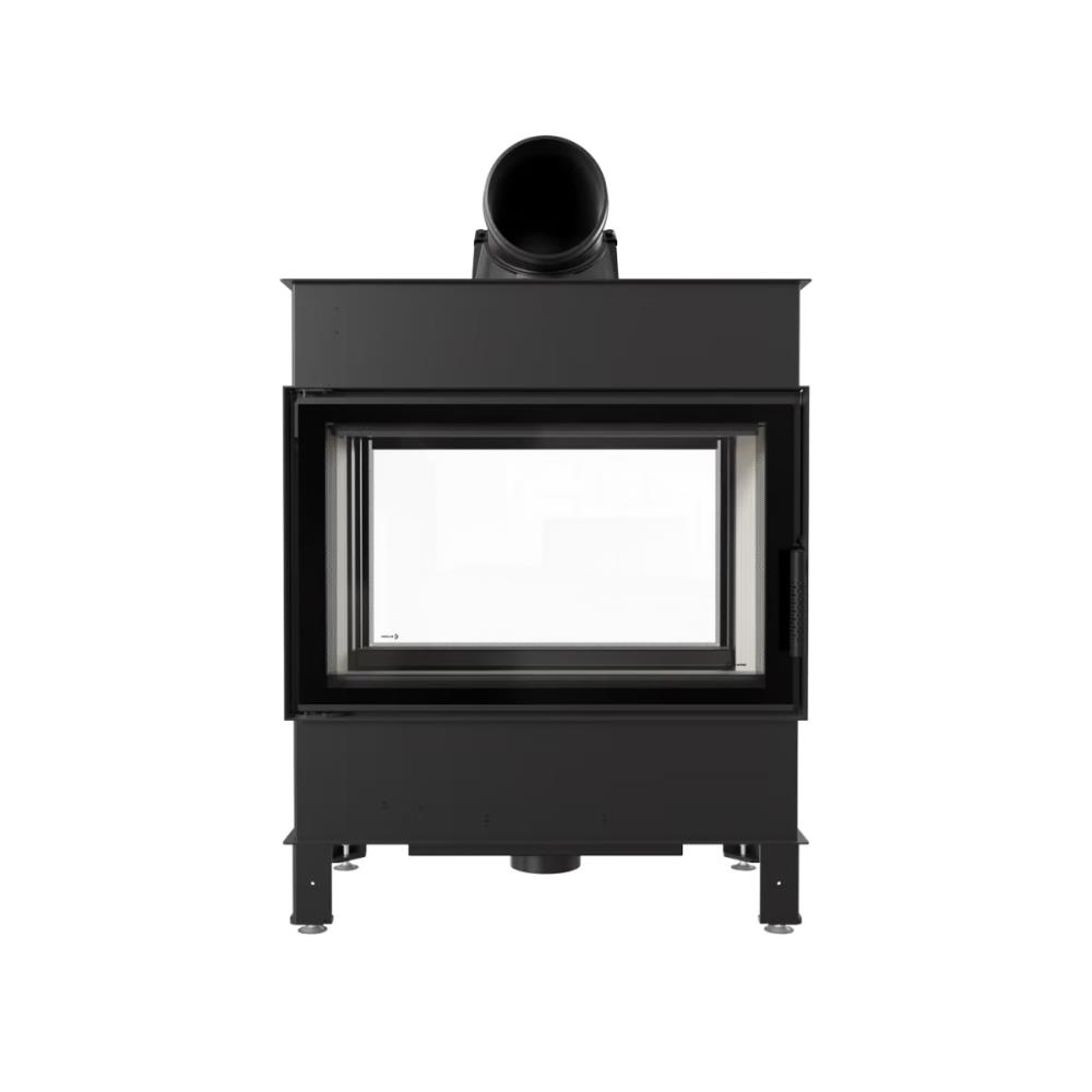 Recuperador Lenha Ar 14 Kw Kratki Lucy/14/T Dupla Face