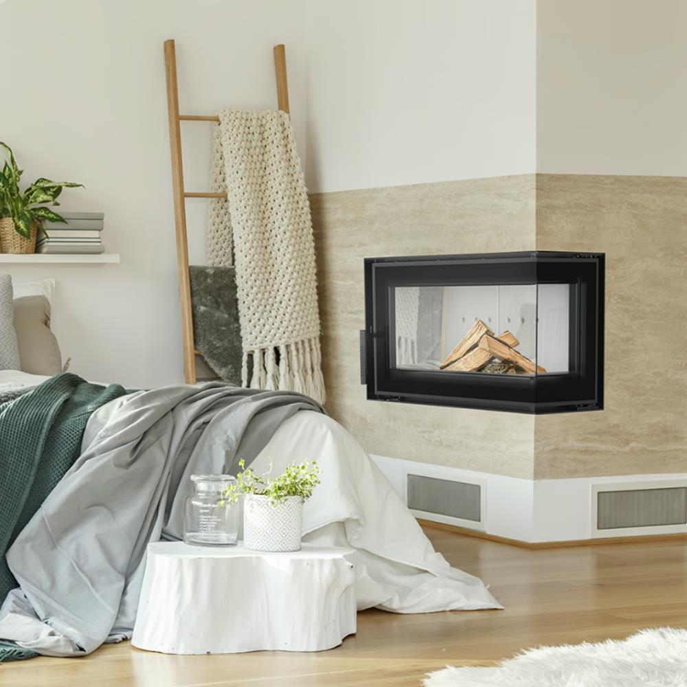 Recuperador a Lenha Ar Canto Direito 6kw Kratki SIMPLE/S/P/BS