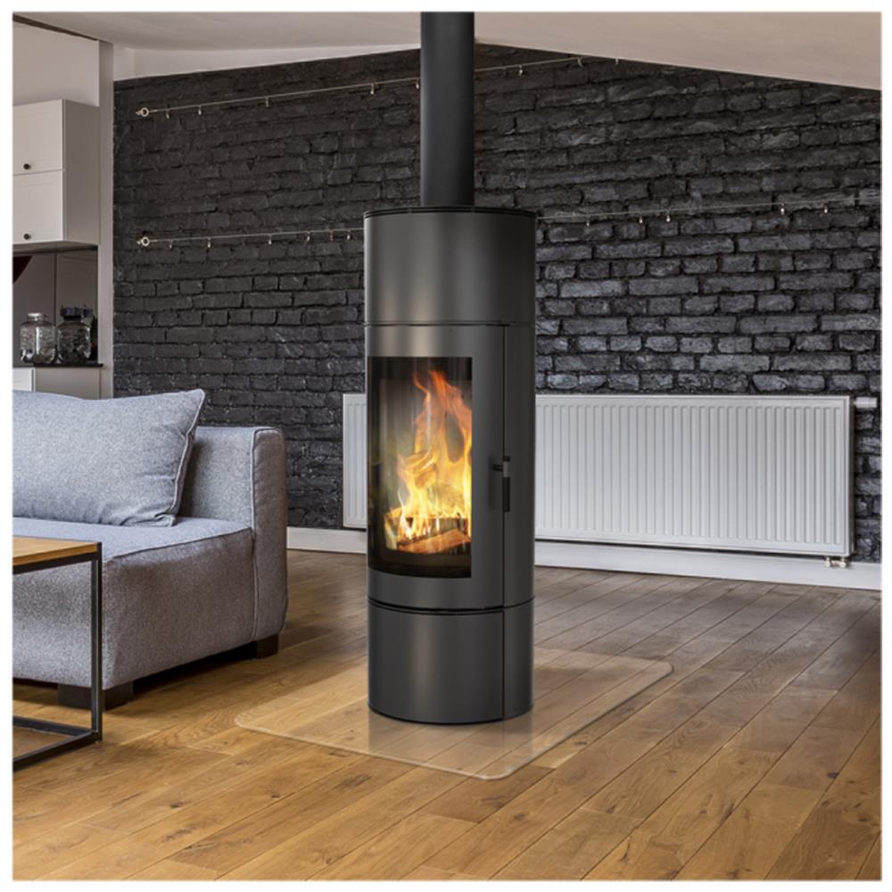 Salamandra a Lenha Kratki Antares 10kw Semicircular