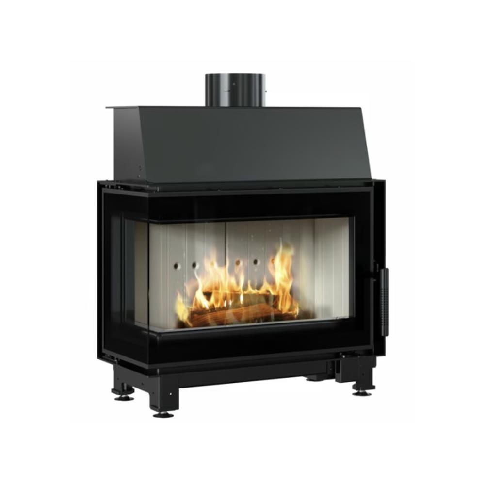Recuperador a Lenha Ar Canto Esquerdo 6kw Kratki SIMPLE/S/L/BS