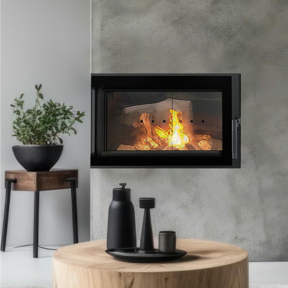 Recuperador a Lenha Ar Canto Esquerdo 6kw Kratki SIMPLE/S/L/BS