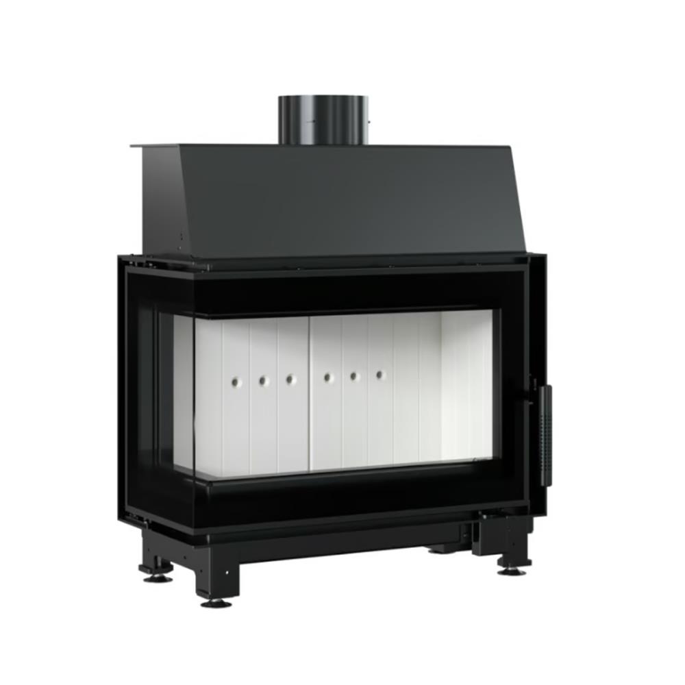 Recuperador a Lenha Ar Canto Esquerdo 6kw Kratki SIMPLE/S/L/BS