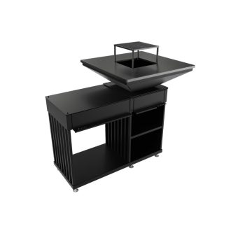 Barbecue a Lenha Kratki Quadrum Horizontal com Grill QUADRUM/BBQ/H