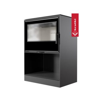 Recuperador Lenha Modular Kratki Kari 80 W Ø180 12kw C/ Base