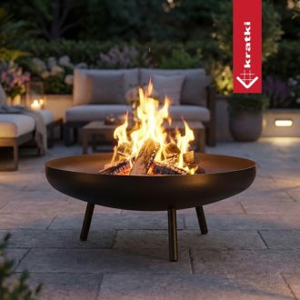 Fire Pit de Jardim Kratki Brasas 600 Aço
