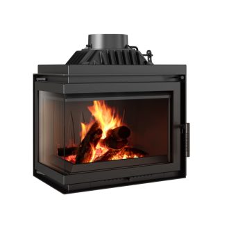 Recuperador Lenha Ar Canto Esquerdo Kratki Simple M/S Ø150 8Kw