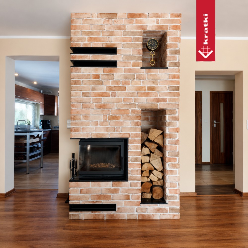 Recuperador a Lenha Ar 8Kw Canto Esquerdo Kratki Simple SIMPLE/M/S/L/BS/150 Ø150