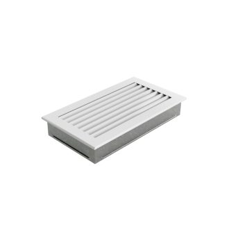 Grelha de Ventilação Branca Persiana Fixa 17x30cm