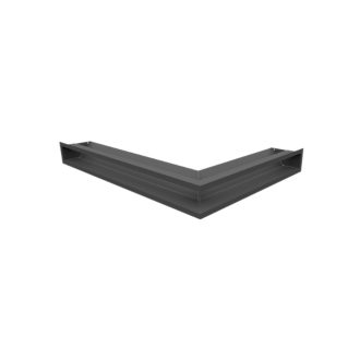 Grelha de Ventilação Canto Esquerdo Slim 76,6x54,7x9cm Grafite