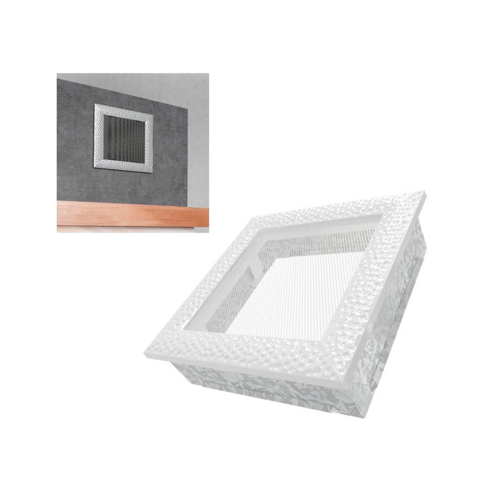 Grelha de Ventilação Venus Branca 17x17cm 17VB