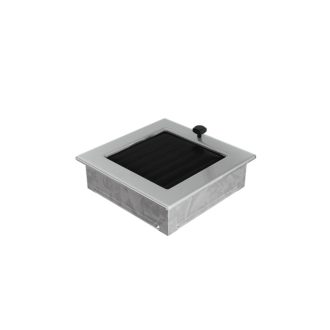 Grelha de Ventilação Inox Persiana 17x17cm