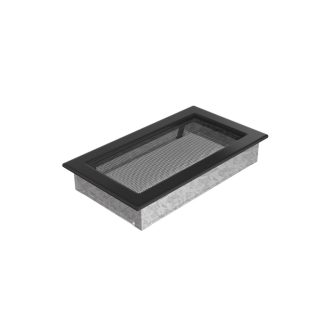 Grelha de Ventilação Preta 17x30cm