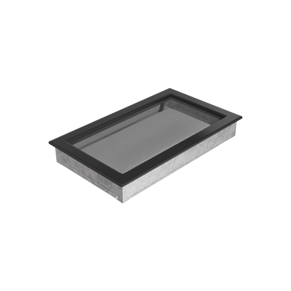 Grelha de Ventilação Preta 22x37cm 22/37C