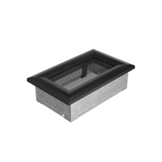Grelha de Ventilação Preto Oscar 11x17cm