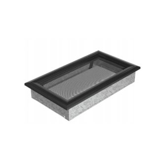 Grelha de Ventilação Preto Oscar 17x30cm