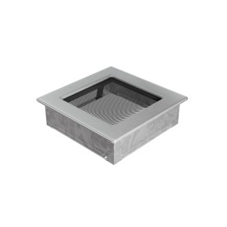 Grelha de Ventilação Inox Polido 17x17cm