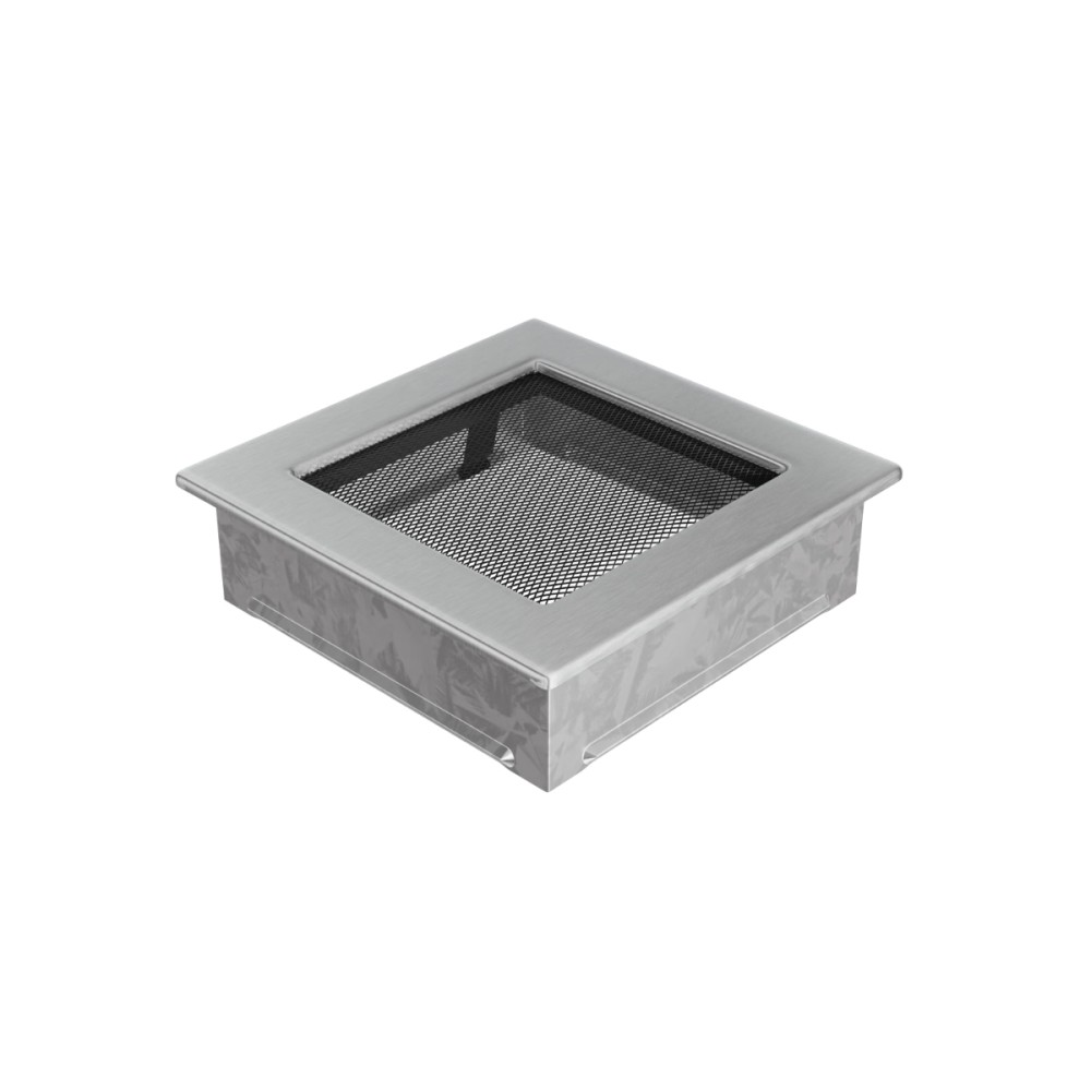 Grelha de Ventilação Inox Polido 17x17cm 17SZ