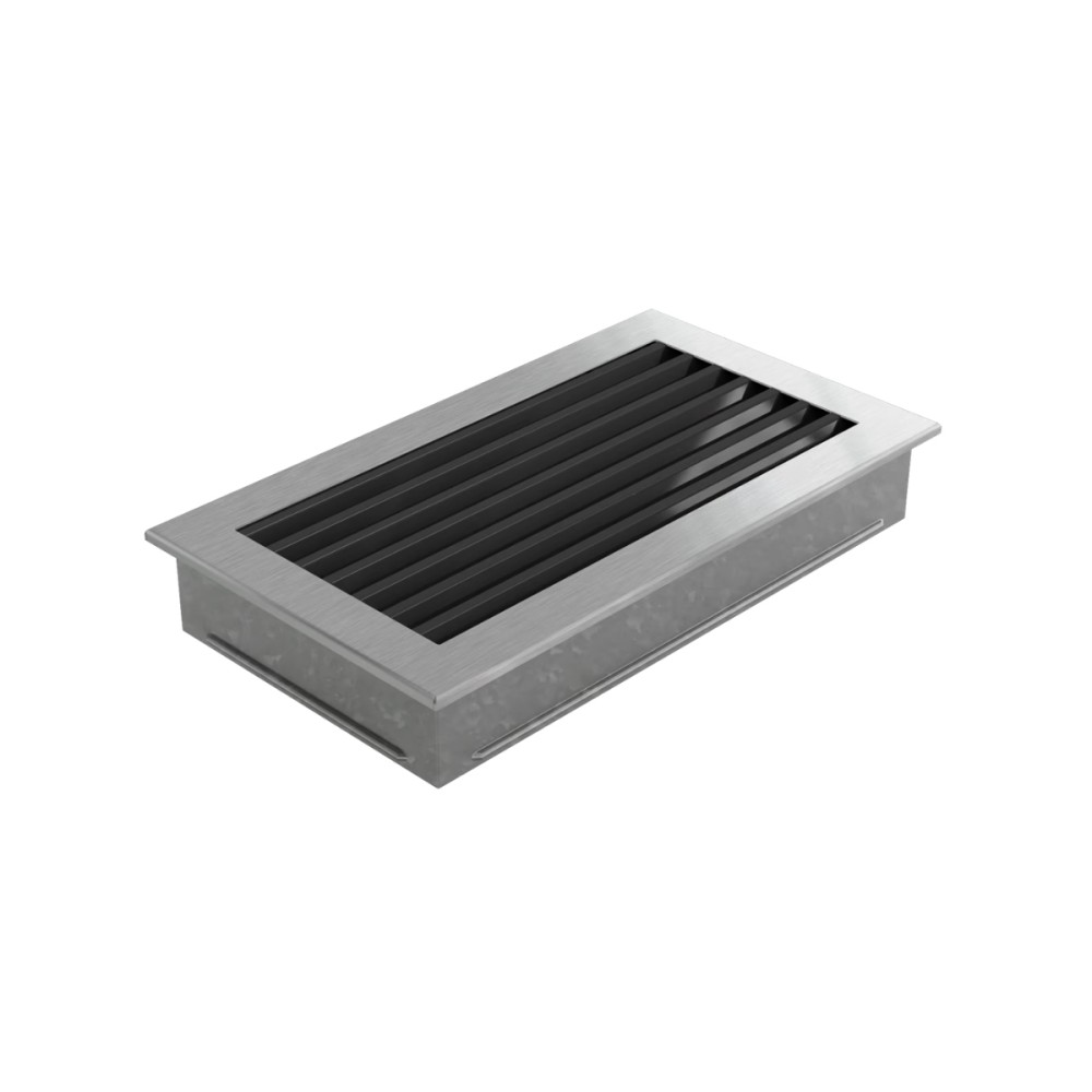 Grelha de Ventilação Inox Persiana Fixa 17x30cm 30SZ/FRESH
