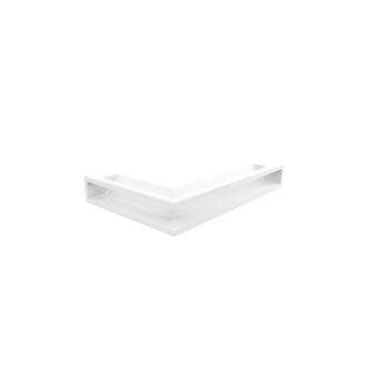 Grelha de Ventilação Canto Direito 40x60x9cm Branca