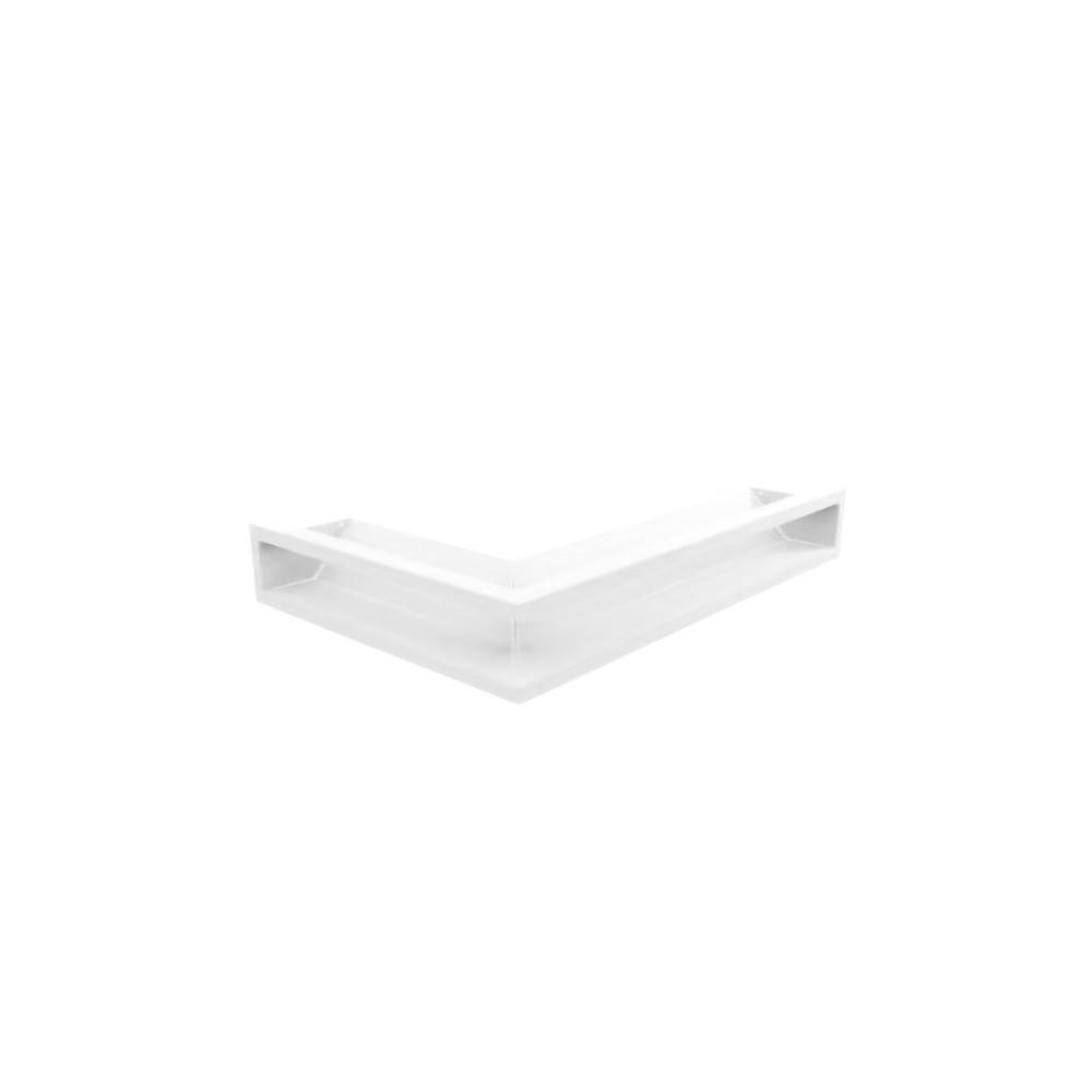 Grelha de Ventilação Canto Direito 40x60x9 cm Branca LUFT/NP/9/40/45S/B