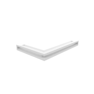 Grelha de Ventilação Canto Direito 40x60x6cm Branca