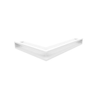 Grelha de Ventilação Canto Direito 76,6x54,7x9cm Branca